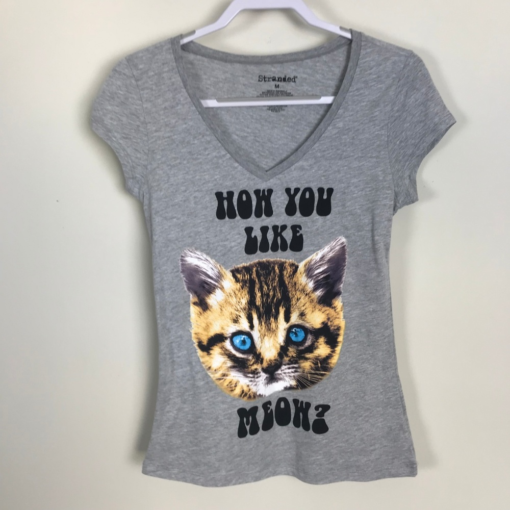 NWT Stranded Cat Graphic Tee - Picture 2 of 4